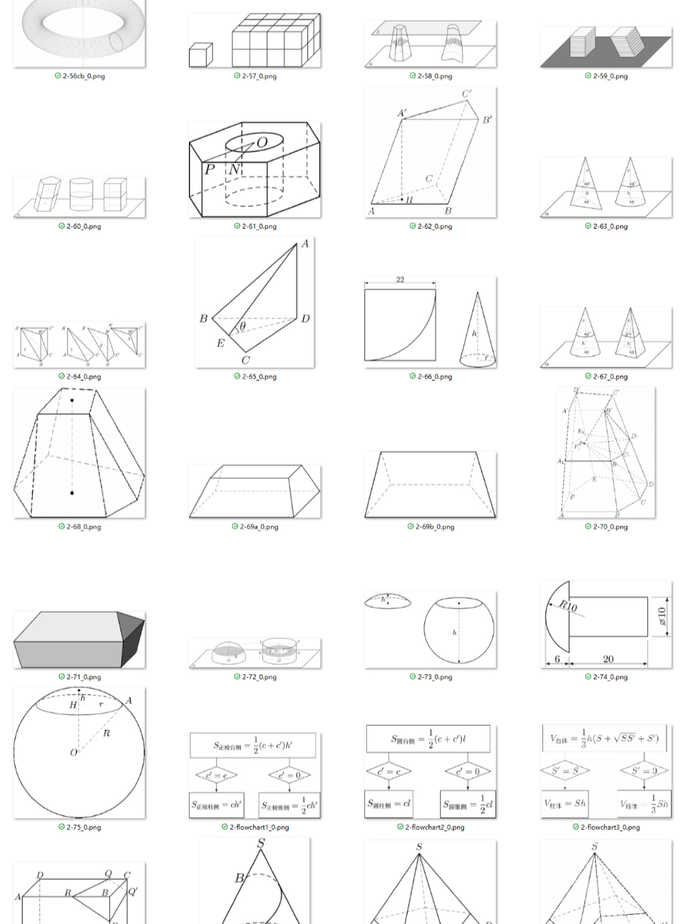 立体几何甲种本插图